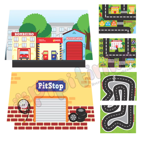 Necessaire Pitstop (cenário)