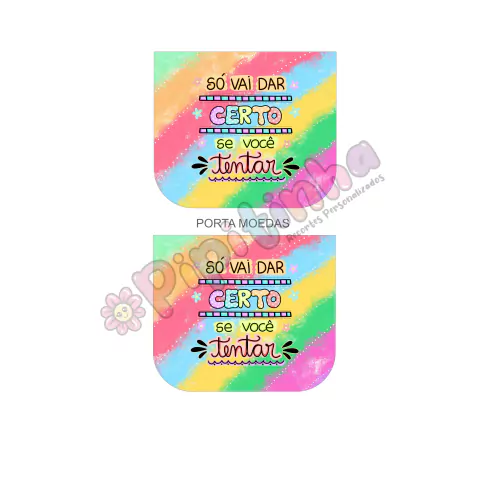 Porta Moedas Frases Motivacionais PM07