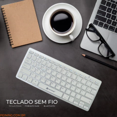 Teclado sem fio bluetooth Slim na internet