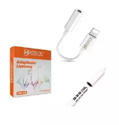 Adaptador Áudio P3 Para iPhone Hrebos Hs-16 Branco na internet