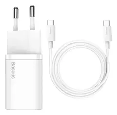 Carregador completo Baseus Turbo 20w iPhone - Original