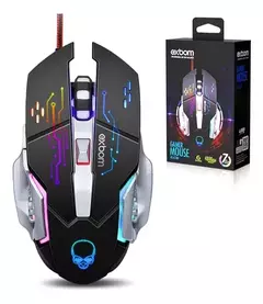 Mouse Gamer 6 Botões 4800dpi 4 Modos Cabo 1.5m Exbom Ms-g280