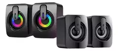 Caixa De Som Gamer Led P/ Computador Modelo Ley-1917 Cor Preto 127/220v - comprar online