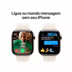 Apple Watch Series 10 (GPS + Celular 46 mm) Caixa de Alumínio Pulseira Esportiva - comprar online