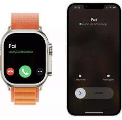RELÓGIO SMARTWATCH SERIE 9 ULTRA- 49MM - GPS - NFC - Bortoluzzo Exclusive