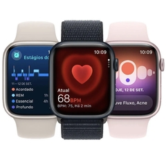 Imagem do Apple Watch Series 9 (GPS 45 mm) Caixa em Alumínio com Pulseira Esportiva