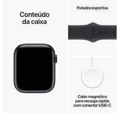 Apple Watch Series 9 (GPS 45 mm) Caixa em Alumínio com Pulseira Esportiva - comprar online