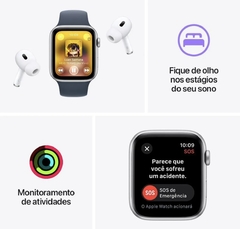 Apple Watch SE (GPS 40 mm) Caixa de Alumínio Pulseira Esportiva - comprar online