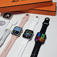 RELÓGIO SMARTWATCH SERIE 9 MINI HÈRMES- 40MM - GPS - NFC - Bortoluzzo Exclusive