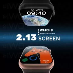RELÓGIO SMARTWATCH WATCH 8 PRO- 44MM -GPS - NFC - 4 Pulseiras