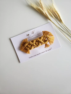 HEADBAND BOHO MACRAMÊ - Turbantes kids | Turbantes, Laços e Faixas Reguláveis 