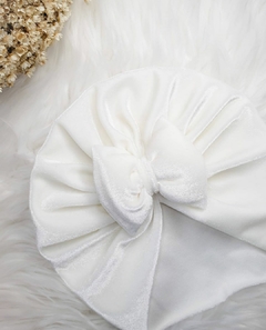 Turbante Veludo Offwhite - comprar online