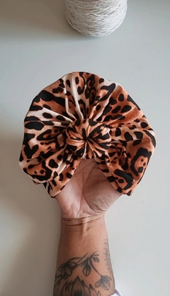 TURBANTE DONUTS ANIMAL PRINT - comprar online