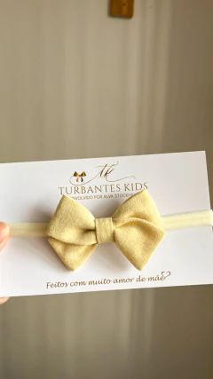 Laço Fifi amarelo - comprar online