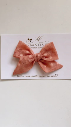 Laço Luna Poá - Turbantes kids | Turbantes, Laços e Faixas Reguláveis 