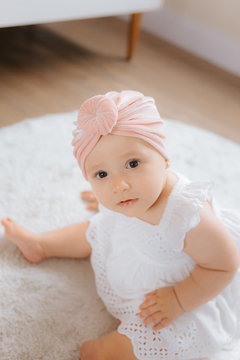 Turbante Donuts Veludo Rosa - comprar online