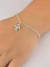 Pulseira infantil em prata 925 elo português 12cm + 3cm com pingente de roda gigante colorida na internet