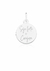 Pingente pequeno medalha em Prata 925 Seja forte e Corajosa - comprar online