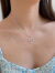 Pingente coração em Prata 925 com Árvore da vida Cravejado com Zircônias - D'argento Joias Prata 925