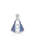 Pingente prata 925 Nossa Senhora Aparecida manto cravejado - comprar online