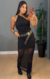 Vestido Mariana Tule - Preto