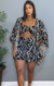 Conjunto Kimono Tati - Preto/Branco - comprar online