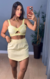 Cropped Tricot Marina - Amarelo - comprar online