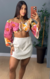 Cropped Jhenifer - Rosa Estampado