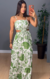 Vestido Andreza - Branco/Verde