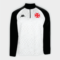 Blusão Vasco Treino 21/22 Comissão Técninca Kappa Masculino - Preto+Cinza
