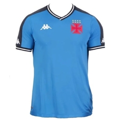 Camisa Kappa Vasco Goleiro 2024 Azul TAMANHO ESPECIAL