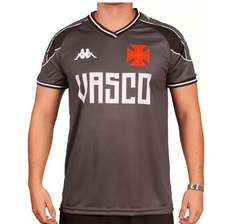 CAMISA VASCO MASCULINA SUPPORTER CINZA CHUMBO 2023