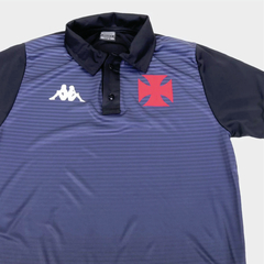 Camisa Polo Vasco da Gama Supporter 1898 Kappa Masculina - Preto - Use Meu Caldeirão
