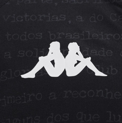 Camisa Kappa Vasco III 2024 Preta - Use Meu Caldeirão
