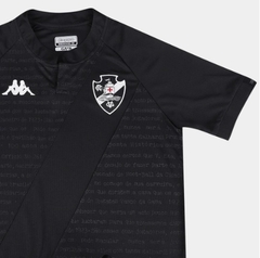 Camisa Kappa Vasco III 2024 Preta - comprar online