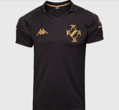 Camisa Polo Vasco Supporter Golden CRVG Kappa Masculina Preta