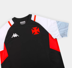 Camisa Kappa Vasco Treino 2023 Preta - Use Meu Caldeirão
