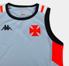 Regata Kappa Vasco Treino 2023 Cinza - Use Meu Caldeirão