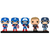 Funko Pop Marvel Captain America Through The Ages 5Pack 55482 - comprar online
