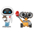 Funko Pop Pocket Valentine Eve & Wall-E 2Pack 83093