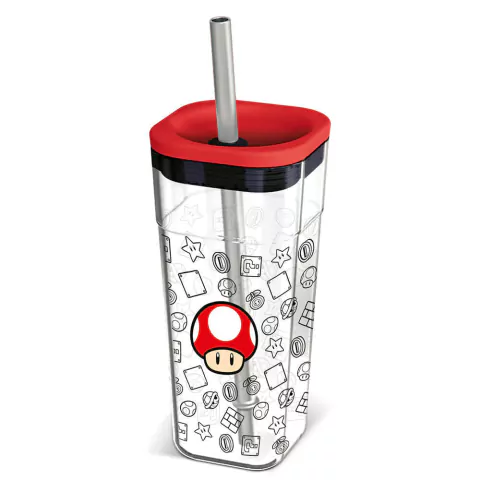 Vaso Acrilico Cube 540 ML - Super Mario Bros.