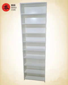 BIBLIOTECA COLOR BLANCO DE 8 ESTANTES - comprar online