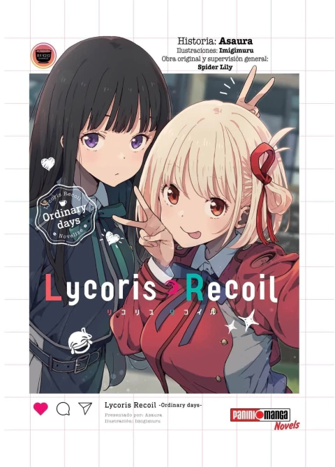 Lycoris Recoil - Ordinary Days (Novela Ligera) - comprar online