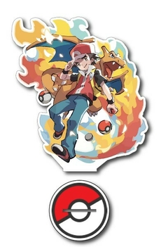Acrilico coleccionable - Pokemon - Red & Charizard