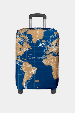 CAPA PARA MALA PROTETORA PERSONALIZADA ESTAMPA TRAVEL - Signora | Estilo & Decor