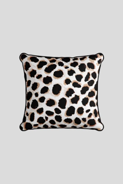 CAPA DE ALMOFADA ESTAMPA ANIMAL PRINT ONÇA