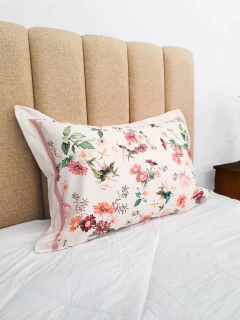 JOGO DE FRONHAS ESTAMPA DÁLIA ROSÉ - 2 PEÇAS na internet