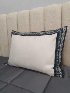 JOGO DE FRONHAS ESTAMPA NUDE E PRETO - 2 PEÇAS na internet