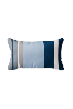 CAPA DE ALMOFADA RETANGULAR BAGUETE ESTAMPA POP NEUTRAL AZUL