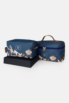 FRASQUEIRA DE VIAGEM PERSONALIZADA COM INICIAL ESTAMPA REQUINTE - Signora | Estilo & Decor